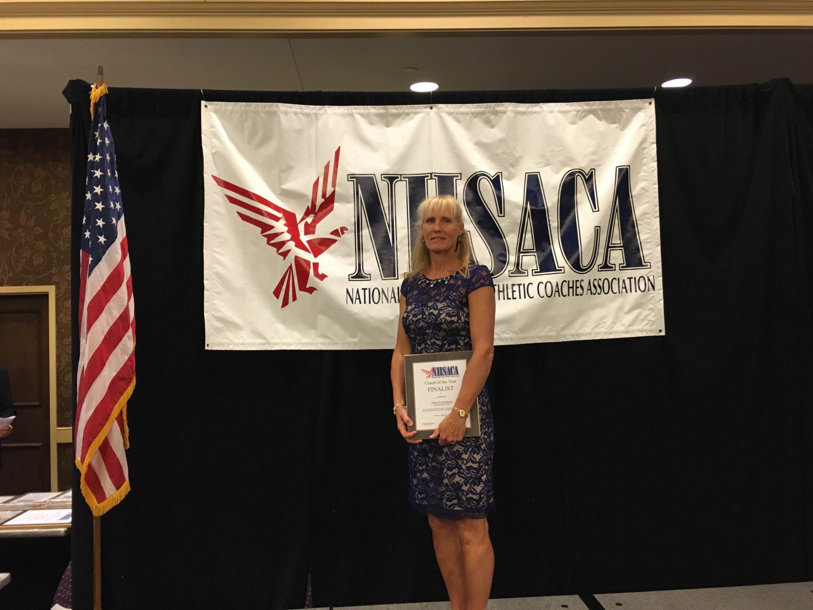 Bettendorf High School volleyball coach Diane Lichtenberg